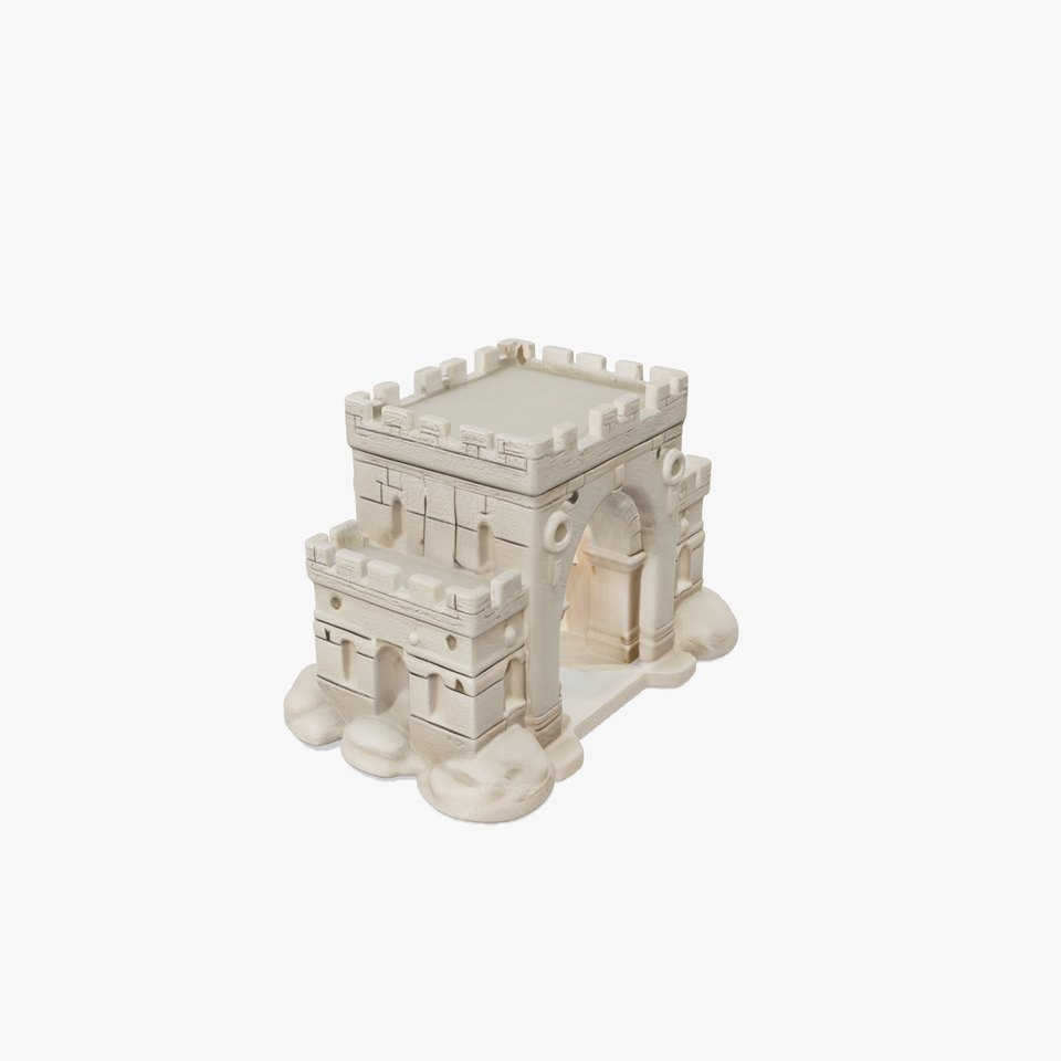 Underwater Castle Archway Design model pack